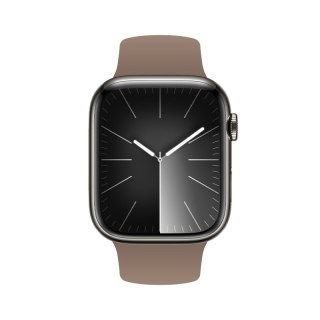 Crong Liquid - Pasek do Apple Watch 44/45/46/49 mm (brązowy)