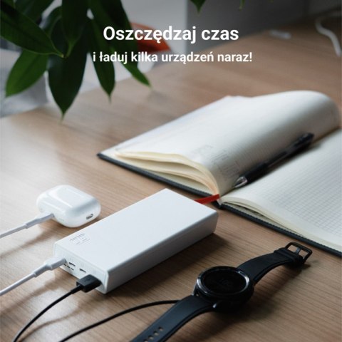 Green Cell PowerPlay20s - Power Bank 20000 mAh z szybkim ładowaniem USB-A QuickCharge 3.0 oraz 2x USB-C Power Delivery 22.5W (bi