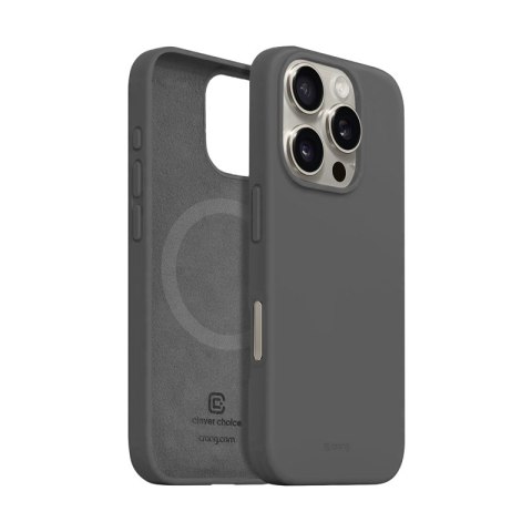 Crong Color Cover Magnetic - Etui iPhone 16 Pro MagSafe (tytanowy) Crong Color Cover Magnetic - Etui iPhone 16 Pro MagSafe (tytanowy)