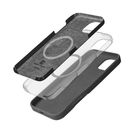 Crong Color Cover Magnetic - Etui iPhone 16 Pro MagSafe (tytanowy) Crong Color Cover Magnetic - Etui iPhone 16 Pro MagSafe (tytanowy)