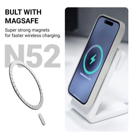 Crong Color Cover Magnetic - Etui iPhone 16 Pro MagSafe (tytanowy) Crong Color Cover Magnetic - Etui iPhone 16 Pro MagSafe (tytanowy)