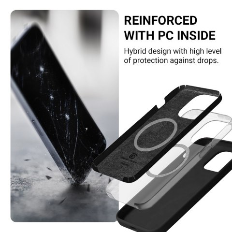 Crong Color Cover Magnetic - Etui iPhone 16 Pro MagSafe (tytanowy) Crong Color Cover Magnetic - Etui iPhone 16 Pro MagSafe (tytanowy)
