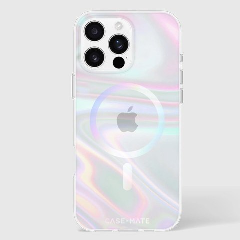 Case-Mate Soap Bubble MagSafe - Etui iPhone 16 Pro Max (Iridescent)