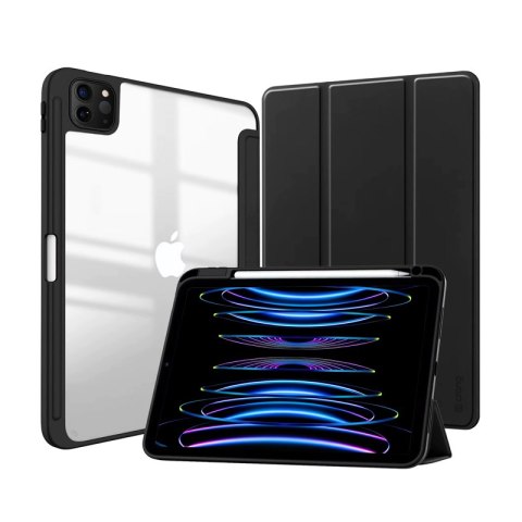 Crong PrimeFolio - Etui iPad Pro 11" (2022-2021) / iPad Air 11" M2 (2024) / iPad Air 10.9" (5-4 gen.) (czarny/przezroczysty) Crong PrimeFolio - Etui iPad Pro 11" (2022-2021) / iPad Air 11" M2 (2024) / iPad Air 10.9" (5-4 gen.) (czarny/przezroczysty)