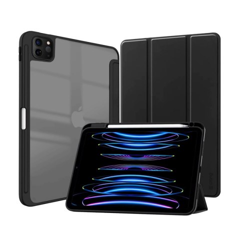 Crong PrimeFolio - Etui iPad Pro 11" (2022-2021) / iPad Air 11" M2 (2024) / iPad Air 10.9" (5-4 gen.) (czarny/przezroczysty) Crong PrimeFolio - Etui iPad Pro 11" (2022-2021) / iPad Air 11" M2 (2024) / iPad Air 10.9" (5-4 gen.) (czarny/przezroczysty)