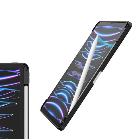 Crong PrimeFolio - Etui iPad Pro 11" (2022-2021) / iPad Air 11" M2 (2024) / iPad Air 10.9" (5-4 gen.) (czarny/przezroczysty) Crong PrimeFolio - Etui iPad Pro 11" (2022-2021) / iPad Air 11" M2 (2024) / iPad Air 10.9" (5-4 gen.) (czarny/przezroczysty)