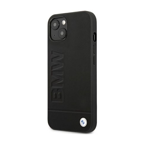 BMW Leather Hot Stamp - Etui iPhone 14 Plus (Czarny)