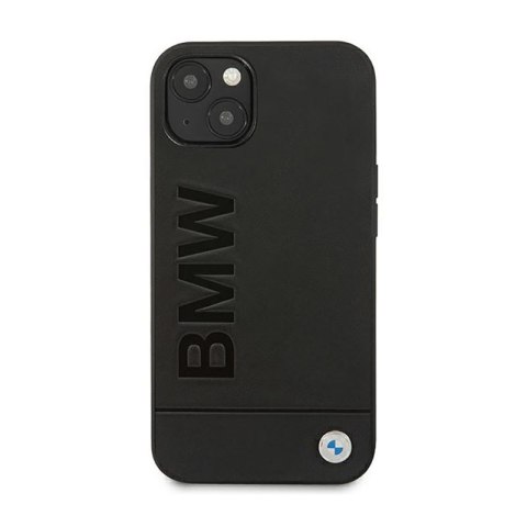 BMW Leather Hot Stamp - Etui iPhone 14 Plus (Czarny)