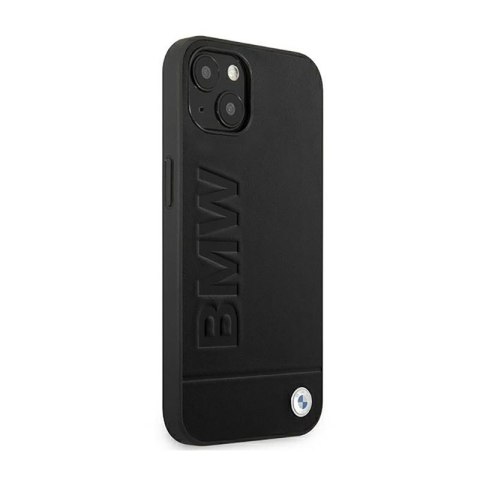 BMW Leather Hot Stamp - Etui iPhone 14 Plus (Czarny)