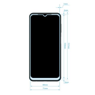 Crong 7D Nano Flexible Glass - Szkło hybrydowe 9H na cały ekran Samsung Galaxy M23 5G