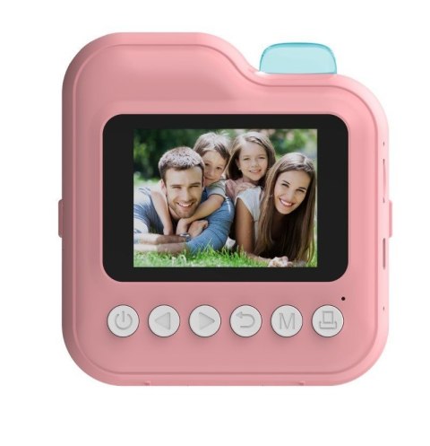 Aparat natychmiastowy drukarka termiczna różowy 1GB 24mpx Aparat natychmiastowy drukarka termiczna różowy 1GB 24mpx