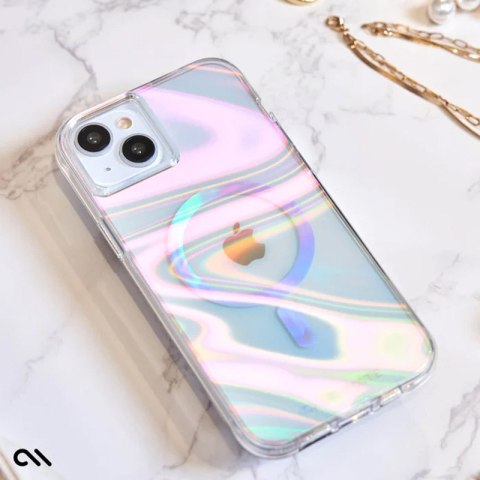 Case-Mate Soap Bubble MagSafe - Etui iPhone 15 / iPhone 14 / iPhone 13 (Iridescent)