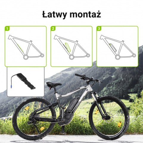 Green Cell - Bateria do roweru elektrycznego E-Bike z ładowarką 36V 10.4Ah 374Wh Li-Ion 5.5x2.1mm