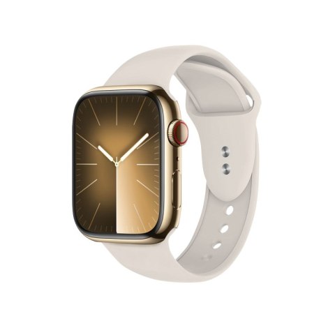 Crong Liquid - Pasek do Apple Watch 38/40/41/42mm (kamienny beż)