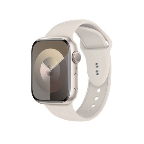 Crong Liquid - Pasek do Apple Watch 38/40/41/42mm (kamienny beż)