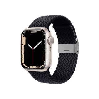 Crong Wave Band - Pleciony pasek do Apple Watch 38/40/41/42 mm (grafitowy)