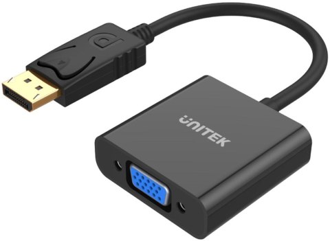 Adapter Unitek Y-5118E DisplayPort na VGA FullHD UNITEK Adapter Unitek Y-5118E DisplayPort na VGA FullHD UNITEK