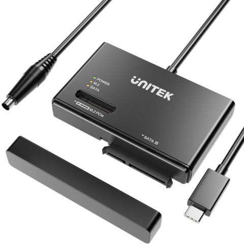 S1232A01-EU Unitek Mostek USB-C na dyski SATA i M.2 MVMe UNITEK