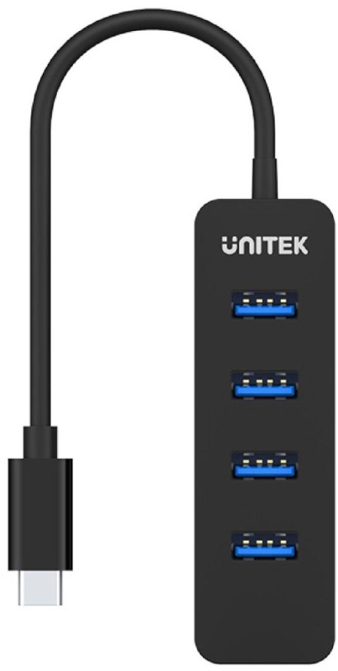 Unitek H1117B Hub USB-C, 4 porty USB 3.1, aktywny, 10 W UNITEK