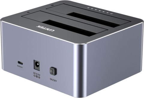 Unitek Y-3027GY01-EU Stacja klonująca dyski 2 x SATA 2,5"/3,5" USB-C 10Gbps UNITEK