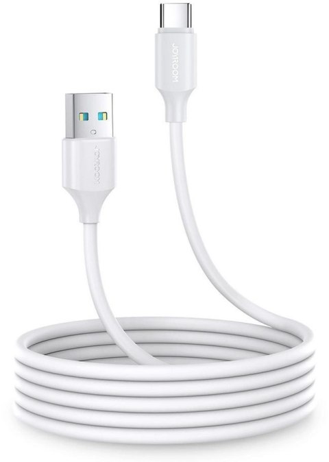 Kabel USB-A / USB-C Joyroom S-UC027A9 200cm 3A w oplocie biały JOYROOM