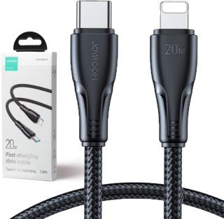 Kabel USB-C / Lightning Joyroom S-CL020A11 120cm 20W w oplocie czarny JOYROOM