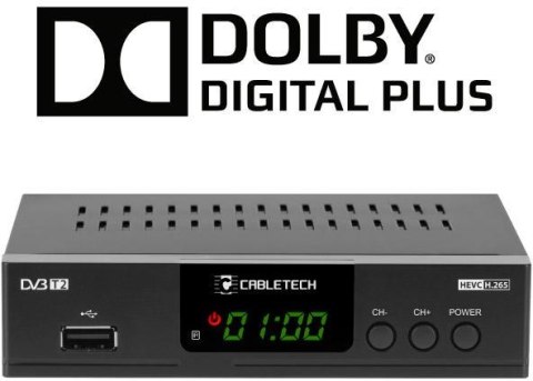 Tuner DVB-T2 H.265 HEVC Cabletech CABLETECH