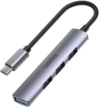 Adapter Unitek H1208B Hub USB-C 1*USB-A 5Gbps, 3*USB-A 2.0 UNITEK