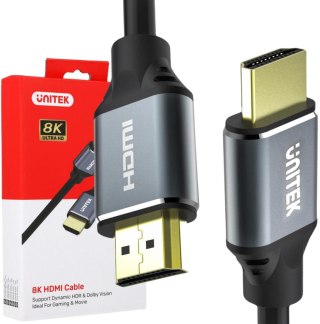 Kabel HDMI Unitek C137W 2.1 8K, UHD, 1,5m UNITEK