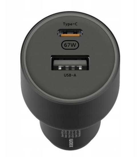 Ładowarka samochodowa Xiaomi Car Charger 67W (USB-A + Type-C) XIAOMI