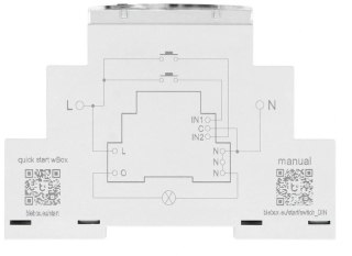 Moduł przekaźnikowy switchbox din Blebox BLEBOX