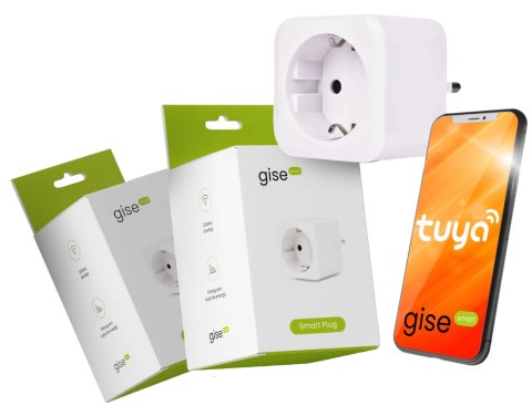 GISE Smart Inteligentne gniazdko WiFi | Tuya | SP-01 GISE