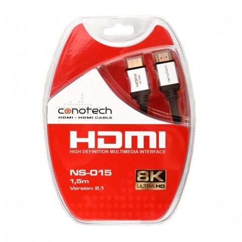 Kabel HDMI Conotech NS-015 8K ver. 2.1 - 1,5m CONOTECH