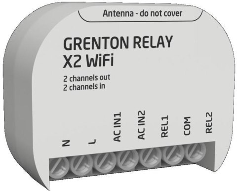 Moduł przekaźnikowy RELAY X2 WiFi Grenton GRENTON