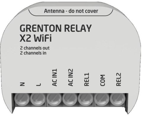 Moduł przekaźnikowy RELAY X2 WiFi Grenton GRENTON