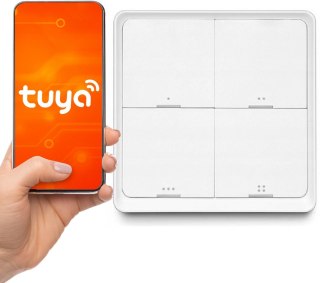 Pilot przycisk ZigBee TUYA SC04 Smart 4 kanały 12 scen LUXURY-GOODS