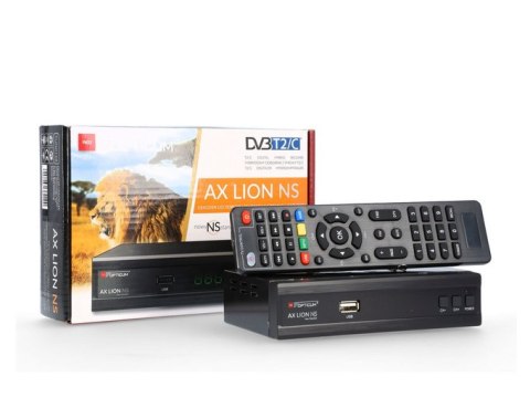 TUNER DVB-T2 OPTICUM AX LION NS H.265 10bit OPTICUM