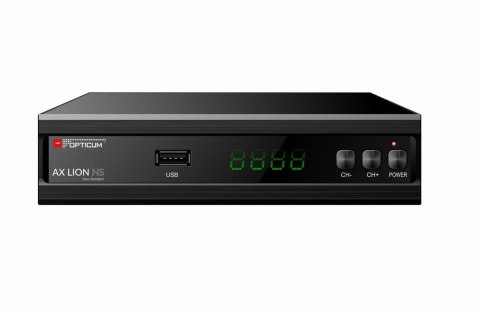 TUNER DVB-T2 OPTICUM AX LION NS H.265 10bit OPTICUM