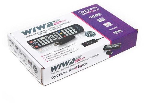 Tuner DVB-T/T2 WIWA H.265 MINI LED WIWA