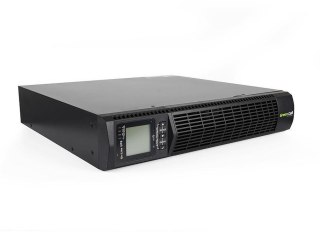 UPS ZASILACZ AWARYJNY Green Cell 1000VA 900W DO SZAFY RACK RTII Z WYŚWIETLACZEM LCD GREEN CELL