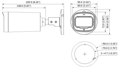 KAMERA HDCVI DAHUA HAC-HFW1500R-Z-IRE6-A-2712-S2 DAHUA