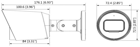 KAMERA HDCVI DAHUA HAC-HFW1500T-A-0280B-S2 DAHUA