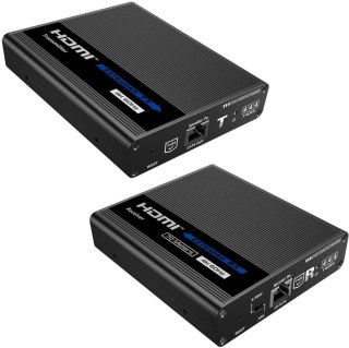 Konwerter HDMI na LAN KASKADA 4K Spacetronik IP SPH-676C - zestaw SPACETRONIK