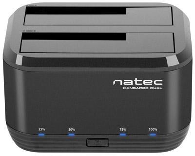 Stacja dokująca HDD Natec Kangaroo Dual 2.5/3,5cala USB 3.0 + Zasilacz NATEC