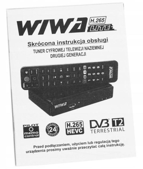 Tuner DVB-T/T2 WIWA H.265 LITE WIWA