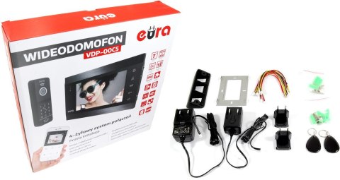 WIDEODOMOFON EURA VDP-00C5 CZARNY TUYA EURA