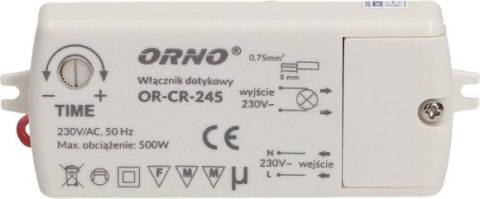 WŁĄCZNIK-WYŁĄCZNIK DOTYKOWY ORNO OR-CR-245 INDUKCJA DO LED ORNO