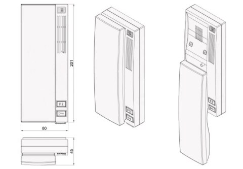 ACO INS-UP720B UNIFON - hold, 1-przycisk ACO