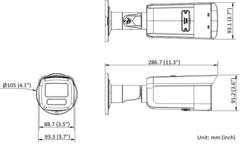 KAMERA IP HIKVISION DS-2CD2T86G2H-2I(2.8mm)(eF)/BLACK HIKVISION