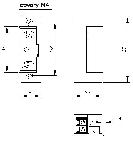 ZACZEP ELEKTRA R4 Z BLOKADĄ SYMETRYCZNY ELEKTRA-PLUS